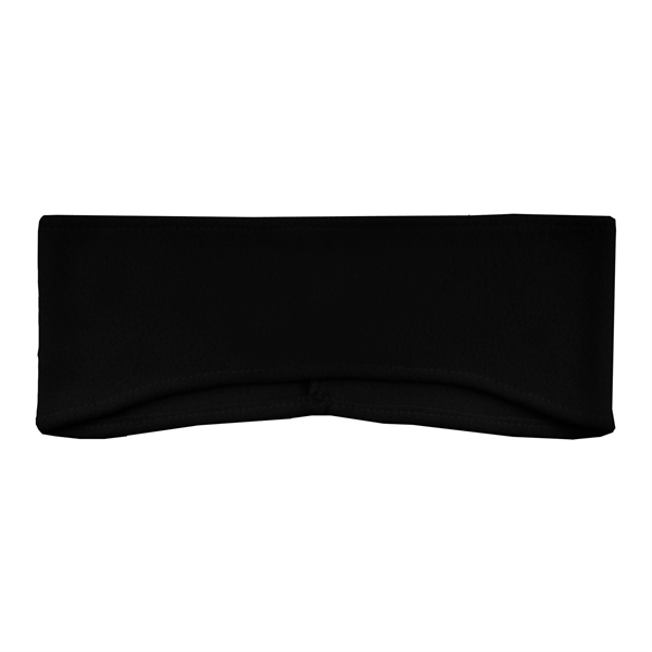 Lightweight 100% polyester fleece headband measuring 3" x 10" laying flat.... from ASI 90160 Suntex Industries