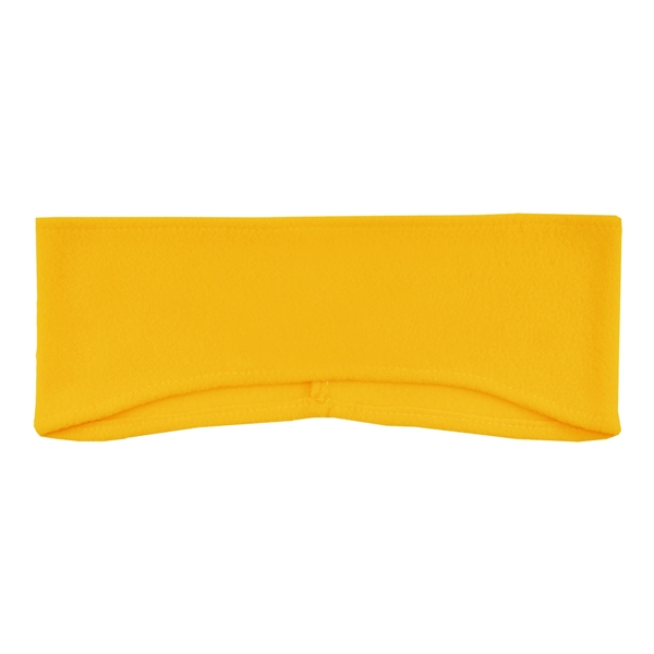 Lightweight 100% polyester fleece headband measuring 3" x 10" laying flat.... from ASI 90160 Suntex Industries