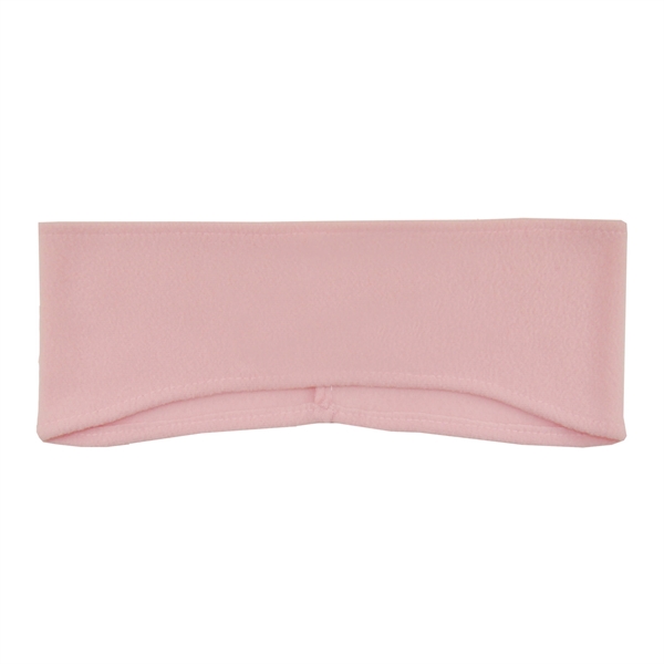 Lightweight 100% polyester fleece headband measuring 3" x 10" laying flat.... from ASI 90160 Suntex Industries