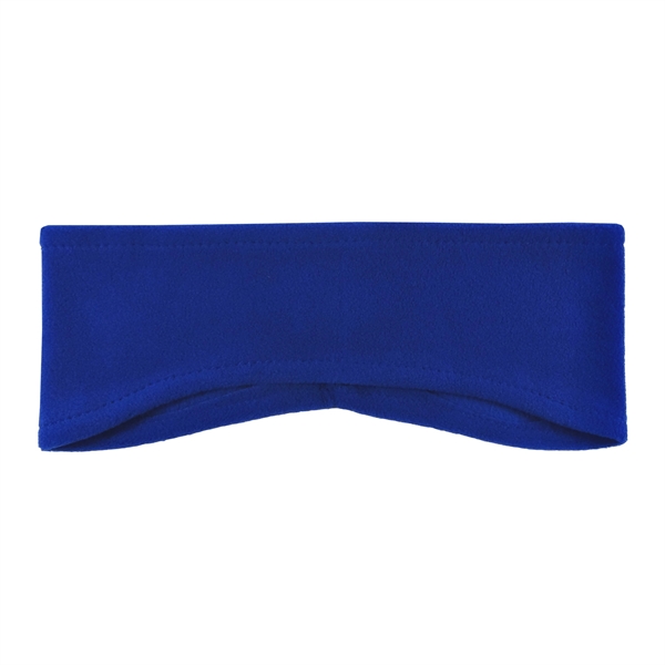 Lightweight 100% polyester fleece headband measuring 3" x 10" laying flat.... from ASI 90160 Suntex Industries