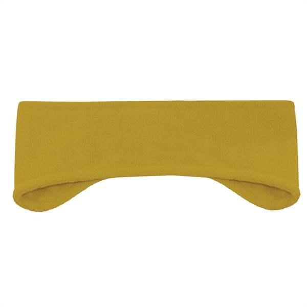 100% polyester fleece earband with tapered shape to cover the ears... from ASI 90160 Suntex Industries