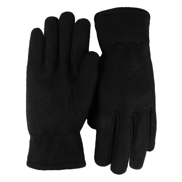 Gloves made of 100% economy polyester fleece with an elastic band... from ASI 90160 Suntex Industries