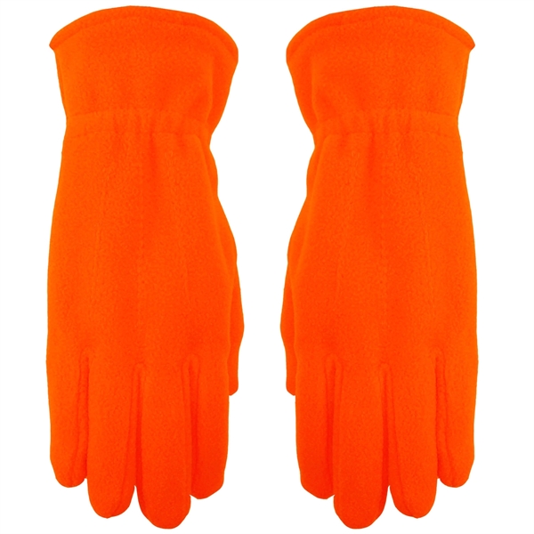 100% polyester fleece gloves with an elastic band at the wrist... from ASI 90160 Suntex Industries