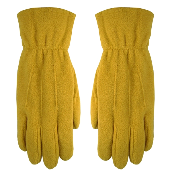 100% polyester fleece gloves with an elastic band at the wrist... from ASI 90160 Suntex Industries
