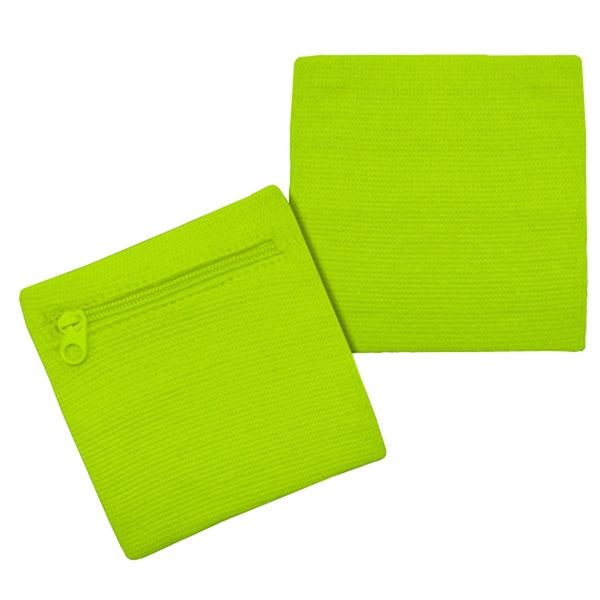 Three-in-one wristband with zipper pocket for use as a wallet and... from ASI 90160 Suntex Industries