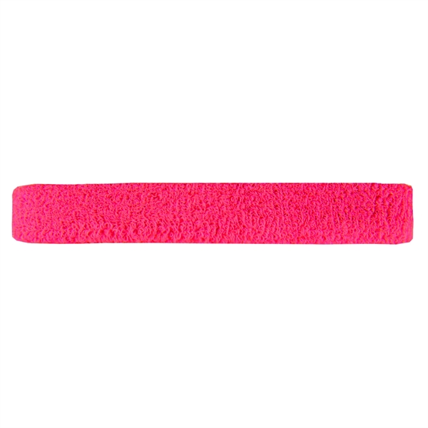 Narrow fashion Watta headband made of cotton/polyester terry and available in... from ASI 90160 Suntex Industries