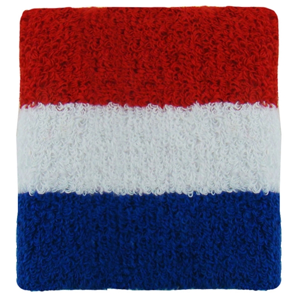 2 3/4" x 2 3/4" cotton polyester terry wristband offered in... from ASI 90160 Suntex Industries