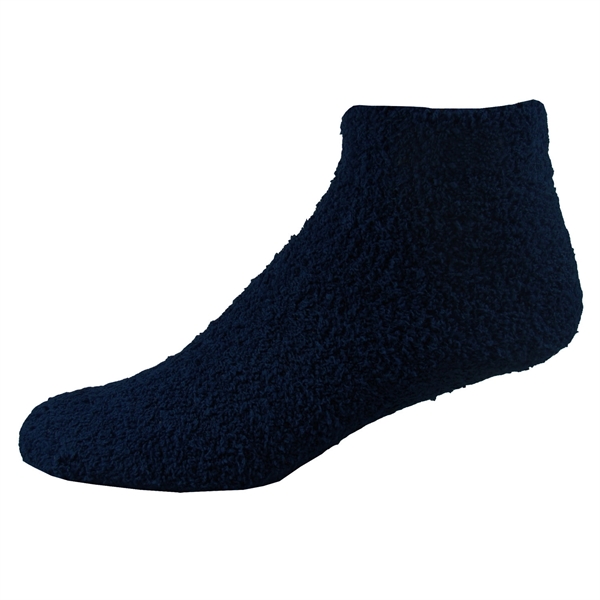 100% acrylic fuzzy feet slipper socks with grip dot pattern on... from ASI 90160 Suntex Industries