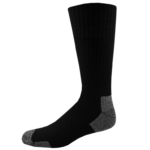Steel toe boot socks with full cushion foot and leg, moisture... from ASI 90160 Suntex Industries