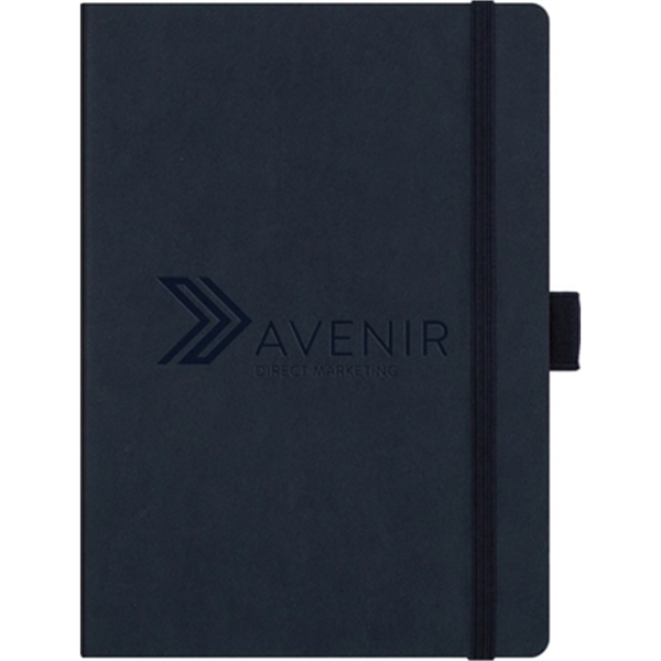 Journal w/ Full-Color Tip-In and flexible, fabric-like covers. Deboss imprint, 80... from ASI 91340 Journalbooks/Timeplanner Calendars