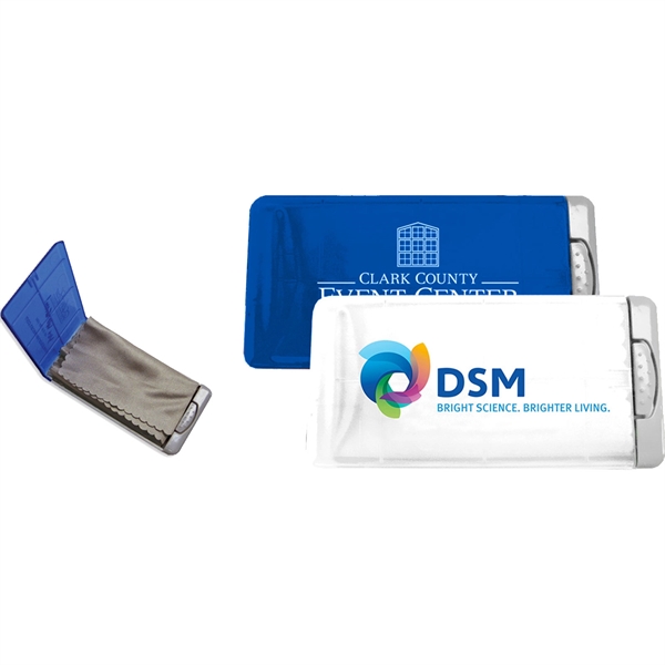 6" x 6" microfiber lens cloth for eyeglasses, computer screens, cellphones... from ASI 61966 HPG / Beacon Promotions