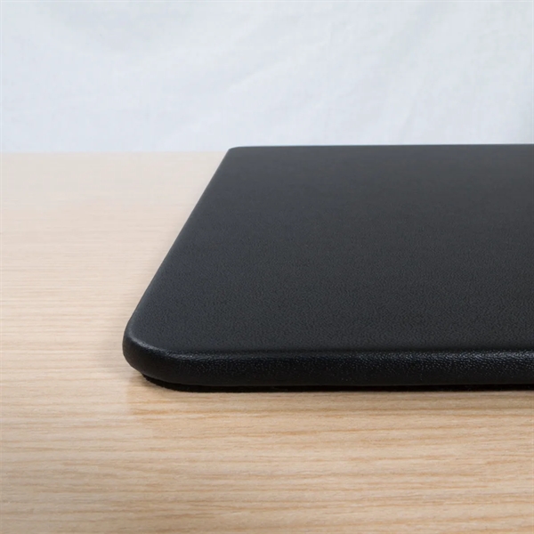 Black leatherette conference pad measuring 14" L x 11.5" W with... from ASI 48125 Dacasso / DaCasso