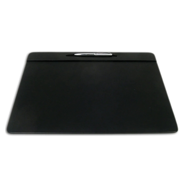 Black leatherette conference pad measuring 17" x 14" with a pen... from ASI 48125 Dacasso / DaCasso