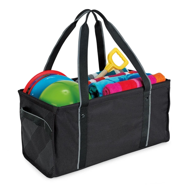 Collapsible utility tote bag with large main compartment, dual side grab... from ASI 56070 Gemline / Gemline®