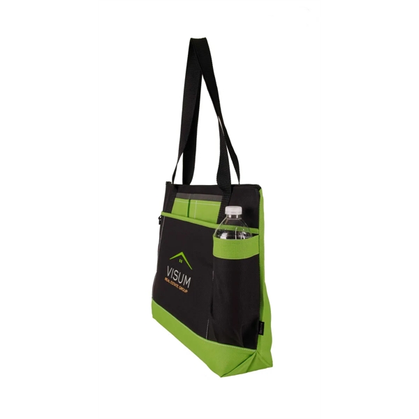 Business tote bag with front pocket sized to fit a tablet... from ASI 56070 Gemline / Gemline®