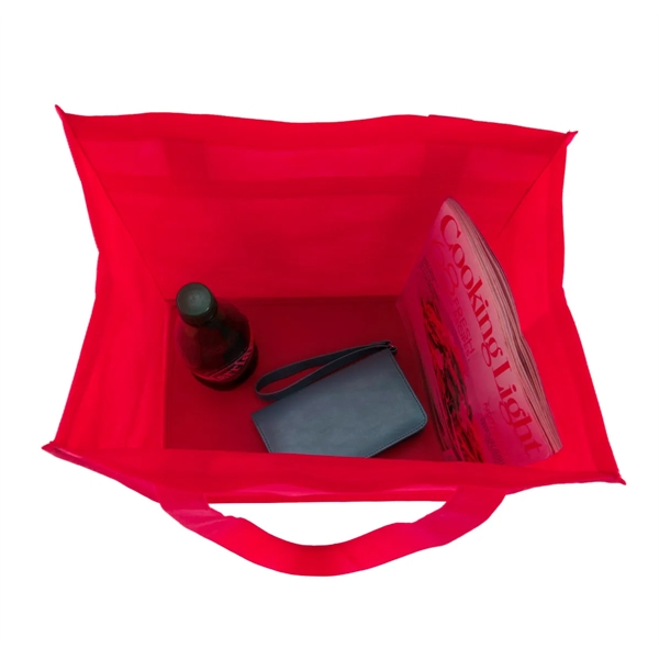 Non woven deluxe grocery shopper with 24" shoulder straps.... from ASI 56070 Gemline / Gemline®