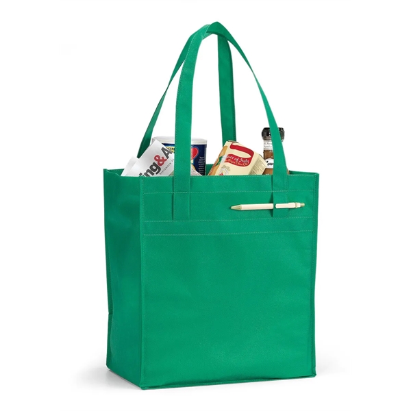 Non woven deluxe grocery shopper with 24" shoulder straps.... from ASI 56070 Gemline / Gemline®