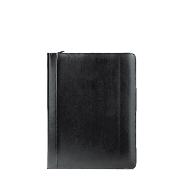Handsome 1" black ringfolio with zippered closure.... from ASI 56070 Gemline / Gemline®