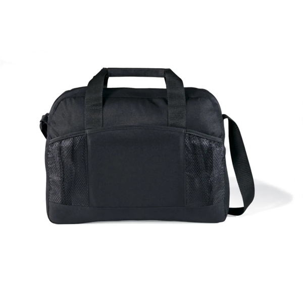Polyester portfolio with adjustable shoulder strap and ID window on back.... from ASI 56070 Gemline / Gemline®