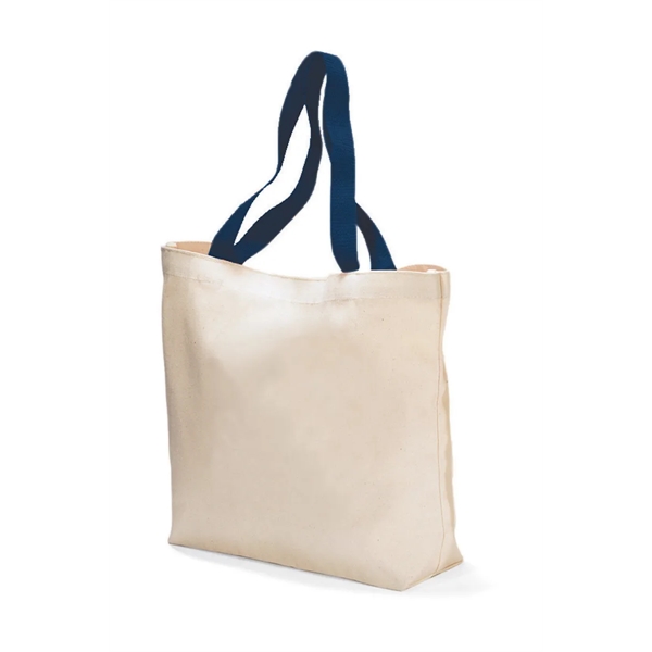 Cotton canvas tote with colored handles.... from ASI 56070 Gemline / Gemline®