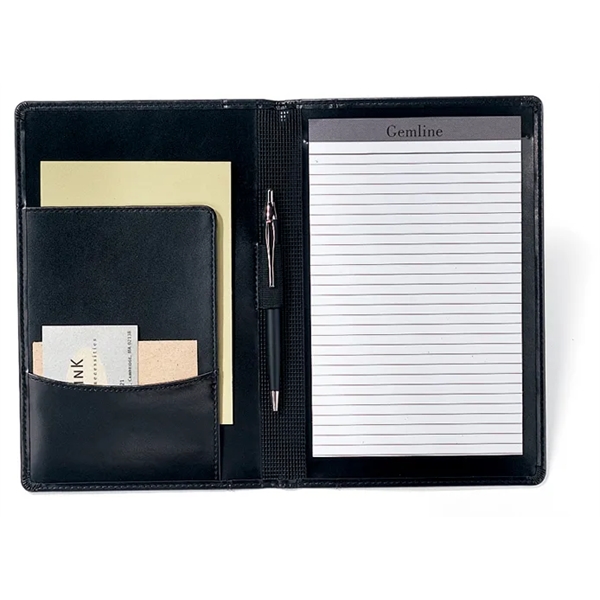 Vegan leather junior writing pad with organizer pocket.... from ASI 56070 Gemline / Gemline®