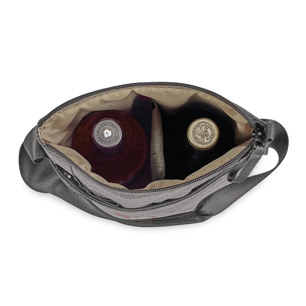 Insulated Wine Kit with a integrated padded divider that protects bottles... from ASI 56070 Gemline / Gemline®