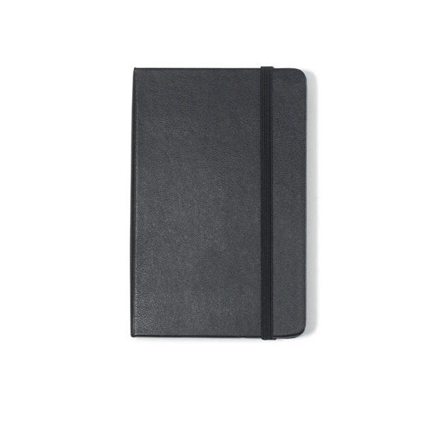 Black 192 page plain format pocket hard cover notebook with rounded... from ASI 56070 Gemline / Gemline®