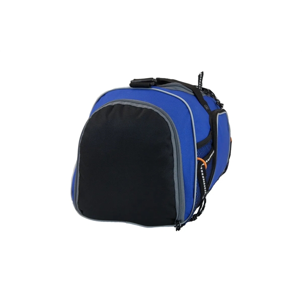 Polyester sport bag with exterior fabric detail for extra storage.... from ASI 56070 Gemline / Gemline®