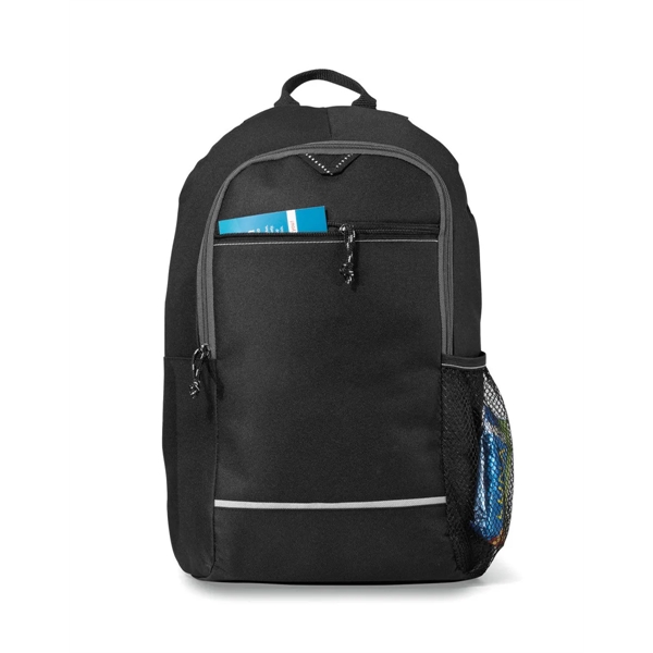 600D polyester backpack with front zippered pocket.... from ASI 56070 Gemline / Gemline®
