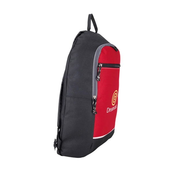 600D polyester backpack with front zippered pocket.... from ASI 56070 Gemline / Gemline®