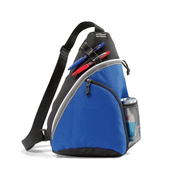 Sling bag made of 600 denier polyester with two zippered compartments,... from ASI 56070 Gemline / Gemline®