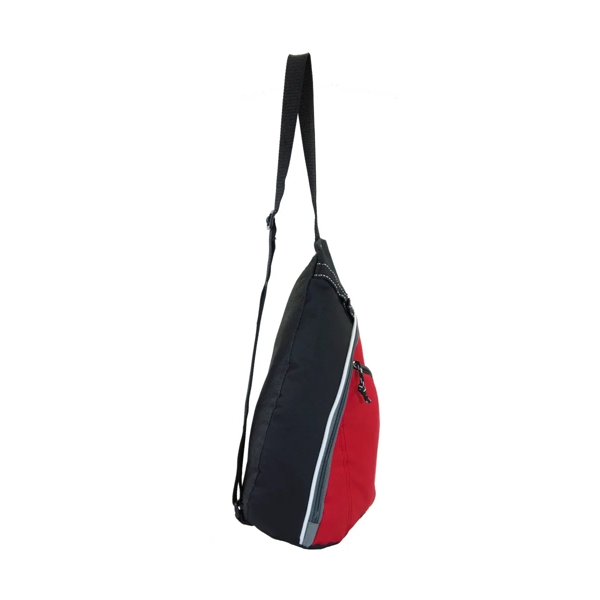 Sling bag made of 600 denier polyester with two zippered compartments,... from ASI 56070 Gemline / Gemline®
