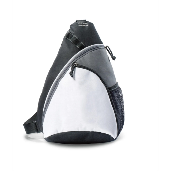 Sling bag made of 600 denier polyester with two zippered compartments,... from ASI 56070 Gemline / Gemline®