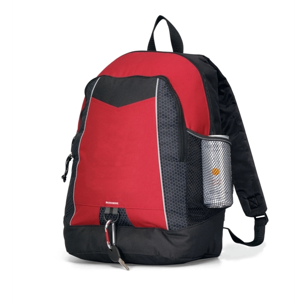 Polyester backpack with honeycomb accent.... from ASI 56070 Gemline / Gemline®