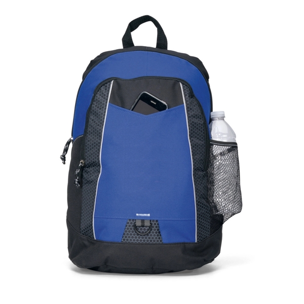 Polyester backpack with honeycomb accent.... from ASI 56070 Gemline / Gemline®