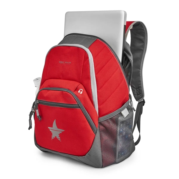 Deluxe computer backpack with zippered main compartment with padded laptop pocket.... from ASI 56070 Gemline / Gemline®