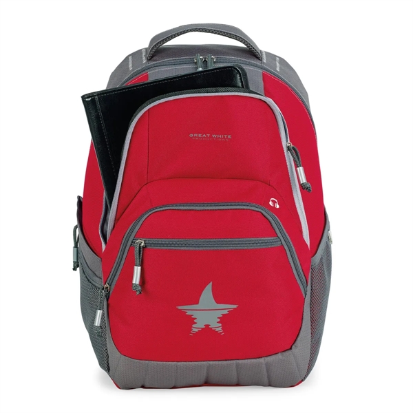 Deluxe computer backpack with zippered main compartment with padded laptop pocket.... from ASI 56070 Gemline / Gemline®