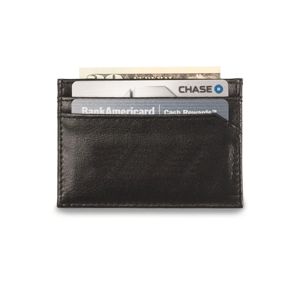 Black leather wallet with RFID blocking technology.... from ASI 56070 Gemline / Gemline®