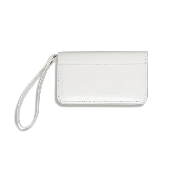 Simulated leather wristlet wallet with front pocket.... from ASI 56070 Gemline / Gemline®