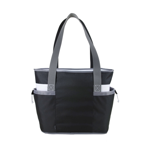 Polyester insulated tote with 32" shoulder straps, 30 can capacity and... from ASI 56070 Gemline / Gemline®