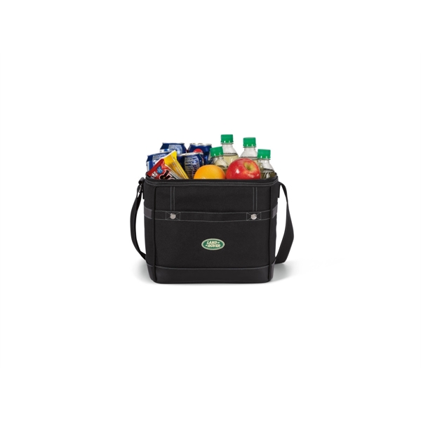 12-bottle/18-can polyester cooler with collapsible removable 12-bottle divider.... from ASI 56070 Gemline / Gemline®