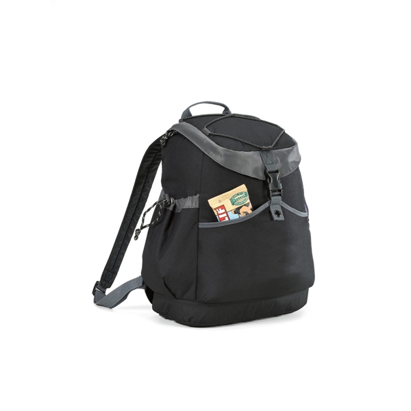 24-can black polyester backpack cooler.... from ASI 56070 Gemline / Gemline®