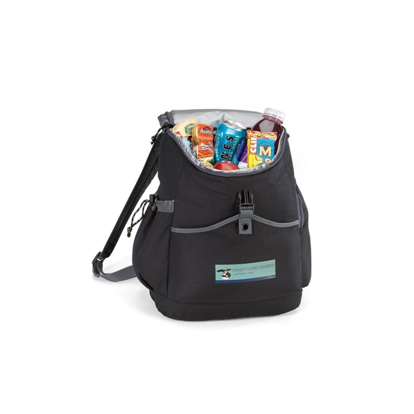 24-can black polyester backpack cooler.... from ASI 56070 Gemline / Gemline®