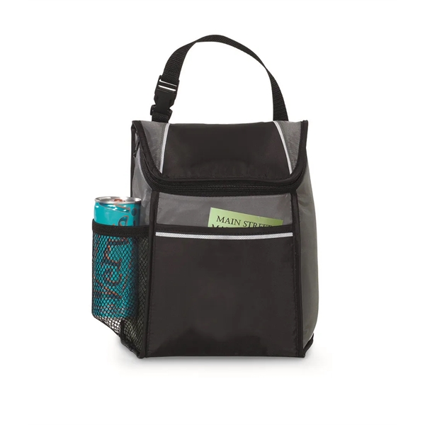 Lunch cooler with front slash pocket, side mesh water bottle pocket,... from ASI 56070 Gemline / Gemline®