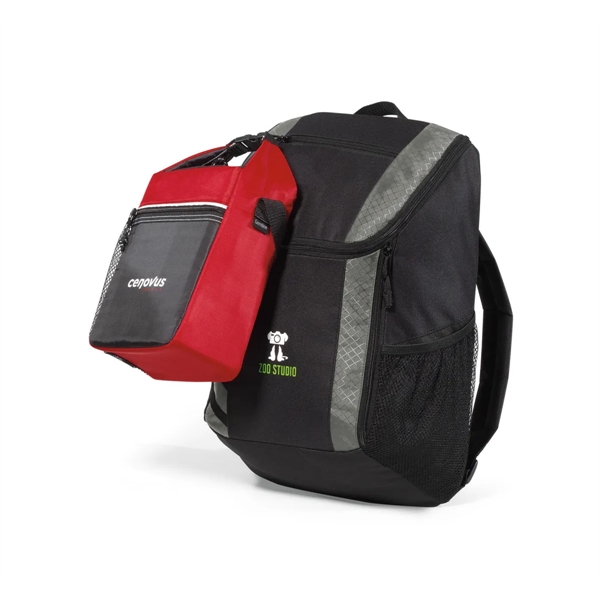 Kid-friendly lunch cooler with thermal lining, zippered main compartment, removable ID... from ASI 56070 Gemline / Gemline®