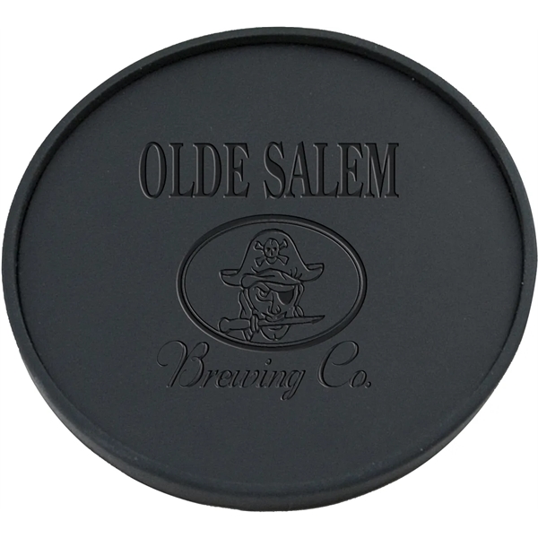 3 3/4" drink coaster made of polyurethane.... from ASI 71920 Moderne Glass Company Inc / MB Works Premium Line