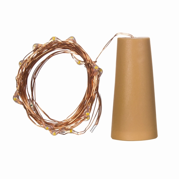 LED string light with cork like top.... from ASI 42016 Brighter Promotions Inc