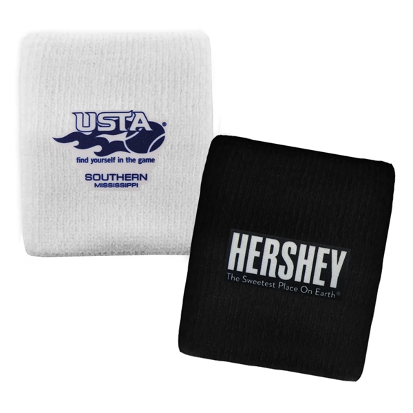 Sports wristband that measures 3 1/4" x 3" and is made... from ASI 90160 Suntex Industries