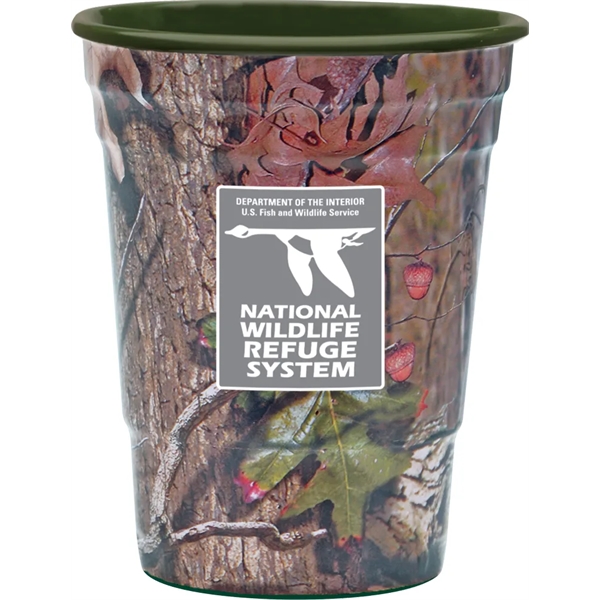 16 ounce acrylic plastic BPA-free tumbler with single-wall insulation and colorful... from ASI 71920 Moderne Glass Company Inc / Glass America®