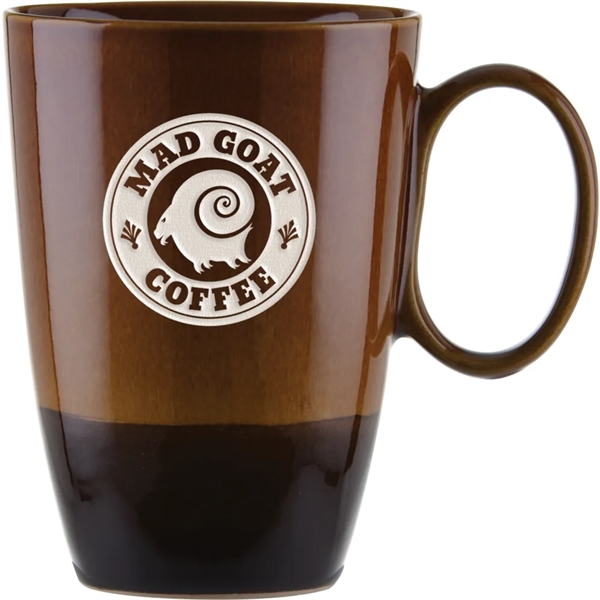 17 oz. ceramic mug with handle and elegantly shaped body.... from ASI 71920 Moderne Glass Company Inc / Glass America®